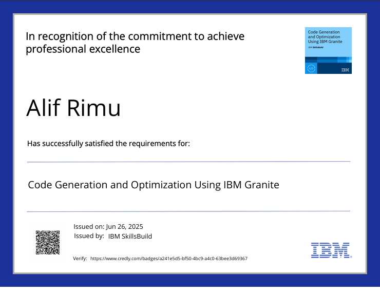 Certificate 1
